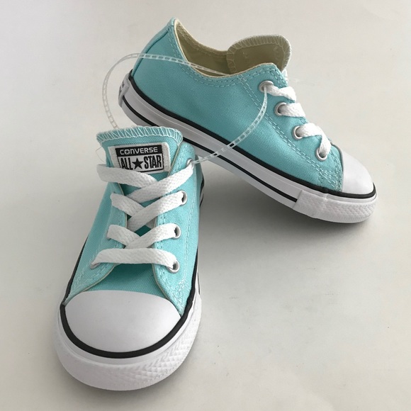 teal toddler converse